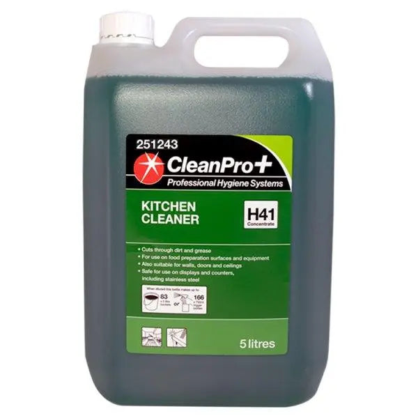 CleanPro+ Kitchen Cleaner H41 Concentrate 5 Litres - Honesty Sales