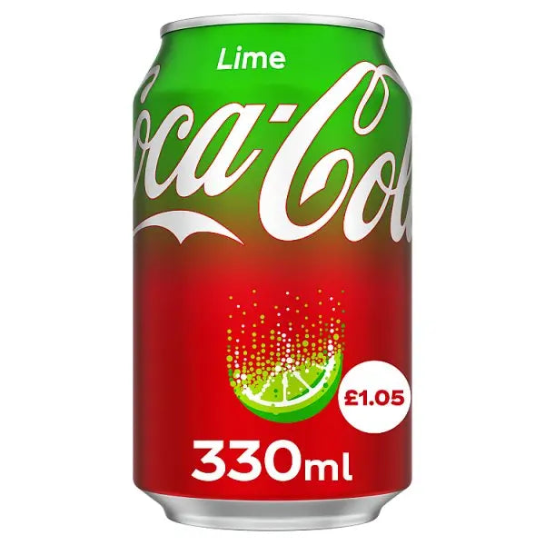 Coca-Cola Lime 24 x 330ml (Case of 24) Honesty Sales U.K
