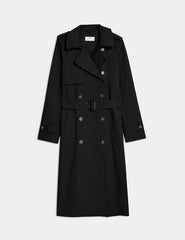 Cotton Rich Belted Longline Trench Coat Honesty Sales