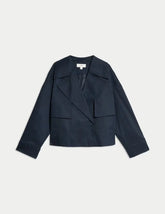 Cotton Rich Short Trench Coat Honesty Sales