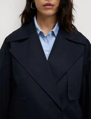 Cotton Rich Short Trench Coat Honesty Sales