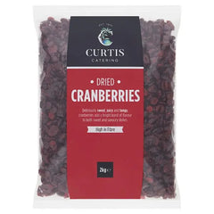 Curtis Catering Dried Cranberries 2kg Curtis Catering