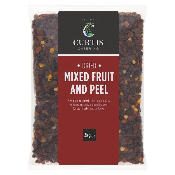 Curtis Catering Dried Mixed Fruit and Peel 2kg Curtis Catering