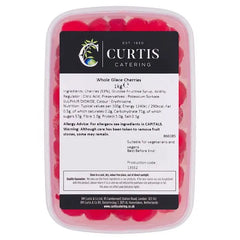 Curtis Catering Whole Glace Cherries 1kg Curtis Catering