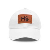 Dad Honesty Sales Hat with Leather Patch (Rectangle) - Honesty Sales