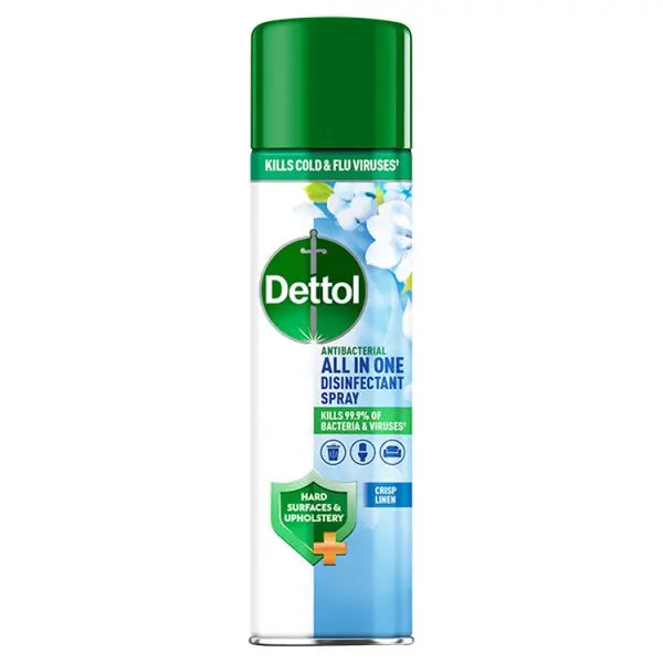 Dettol All-In-One Disinfectant Spray, Crisp Linen 300ml (Case of 6) Dettol