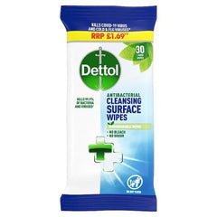 Dettol Antibacterial Surface Cleansing Wipes, 30 Wipes (Case of 10) - Honesty Sales