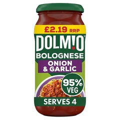 Dolmio Sauce for Bolognese Onion & Garlic 450g (Case of 6) - Honesty Sales