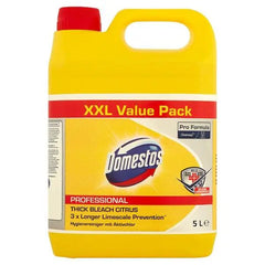 Domestos Pro Formula Professional Thick Bleach Citrus 5L - Honesty Sales