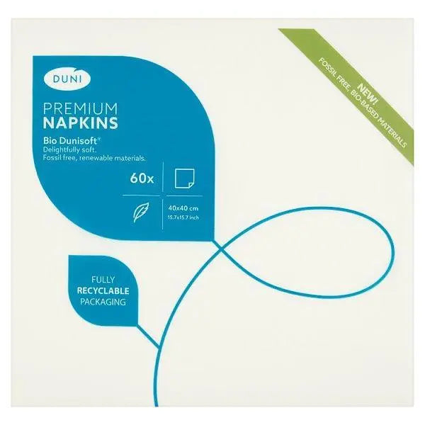 Duni 60 Premium Napkins Bio Dunisoft - Honesty Sales