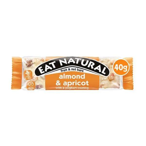 Eat Natural Almond & Apricot with a Yoghurt Coating Fruit & Nut Bars 40g (Case of 12) - Honesty Sales U.K