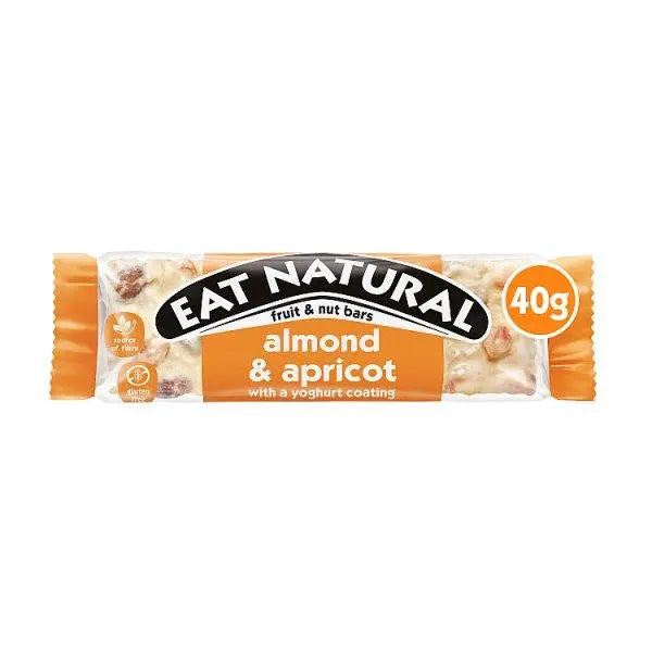 Eat Natural Almond & Apricot with a Yoghurt Coating Fruit & Nut Bars 40g (Case of 144) - Honesty Sales U.K