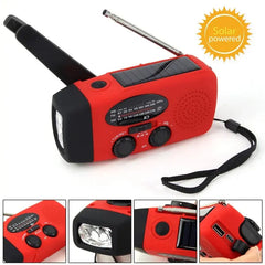 Emergency Hand Crank Radio with LED Flashlight FM AM WB NOAA Weather Radio 600mAh USB Charging Emergency Waterproof Camping Honesty Sales U.K