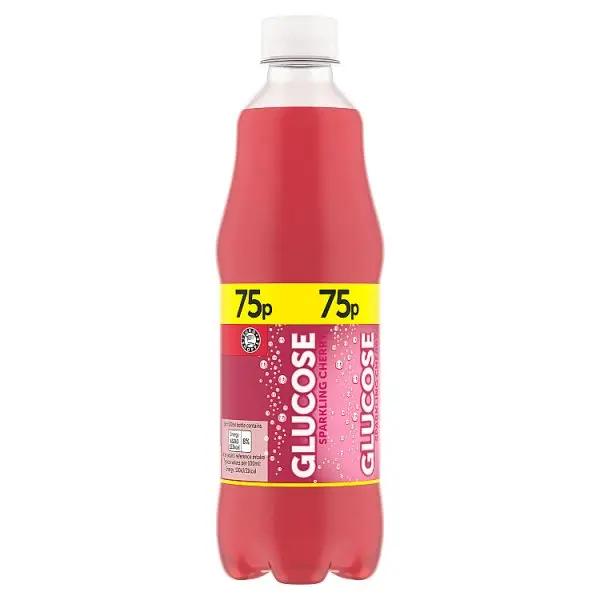 Euro Shopper Glucose Sparkling Cherry 500ml (Case of 12) Honesty Sales U.K