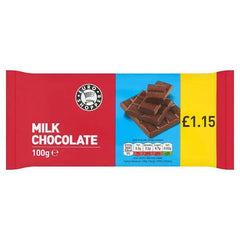 Euro Shopper Milk Chocolate 100g (Case of 28)