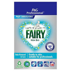 Fairy Professional Non-Bio Washing Powder Detergent 130 Washes - Honesty Sales U.K