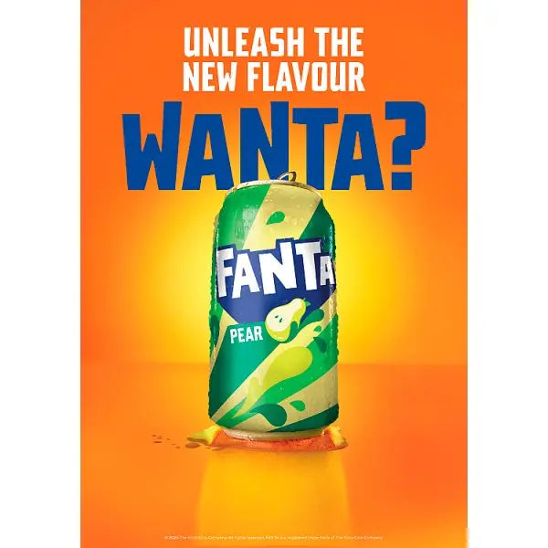 Fanta Pear 330ml (Case of 24) Honesty Sales U.K