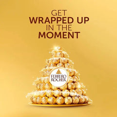 Ferrero Rocher Milk Chocolate Hazelnut Pralines Treat Pack 3 Pieces 37.5g (Case of 16) Honesty Sales U.K