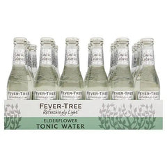 Fever-Tree Refreshingly Light Elderflower Tonic Water 24 x 200ml - Honesty Sales
