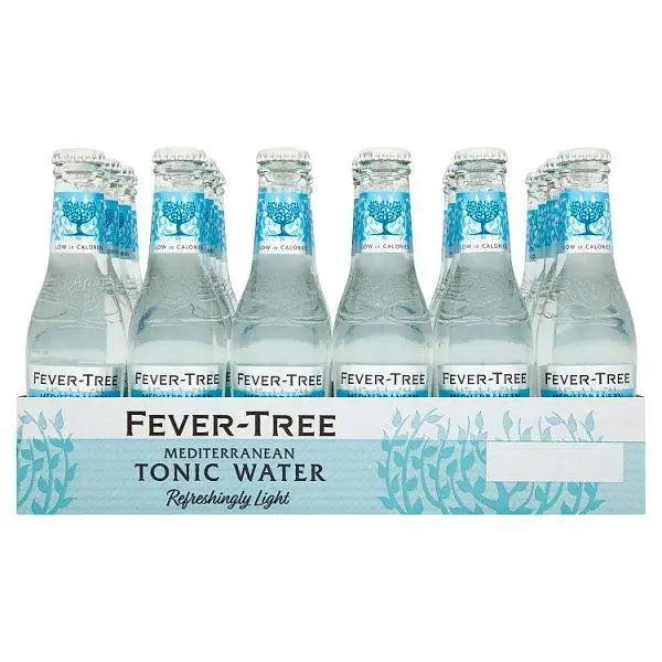 Fever-Tree Refreshingly Light Mediterranean Tonic Water 24 x 200ml - Honesty Sales