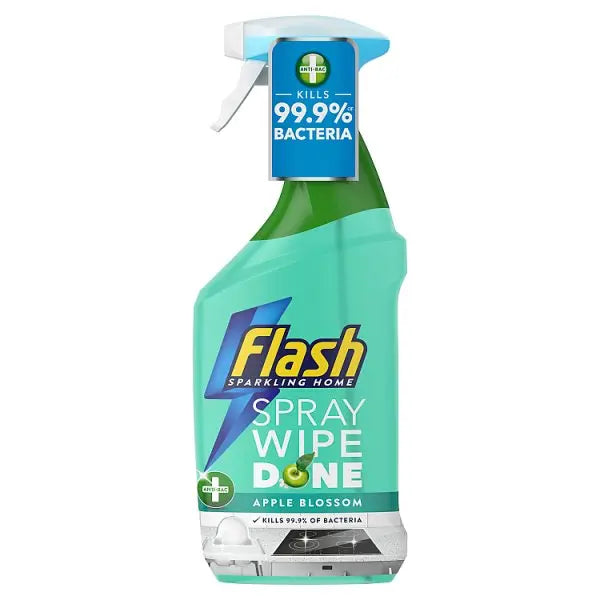 Flash Spray Wipe Done Apple Blossom Cleaning Spray 800ml (Case of 10) - Honesty Sales U.K