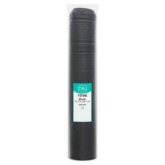 FyNite 100 Black Sip Through Lids 12oz - Honesty Sales