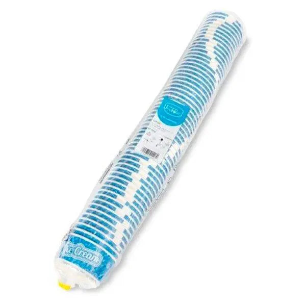 FyNite Bio Comp 1 Scoop Ice Cream Tub Blue 56 tubs - Honesty Sales