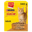 GO-CAT Chicken and Turkey Dry Cat Food 340g (Case of 6) Honesty Sales U.K