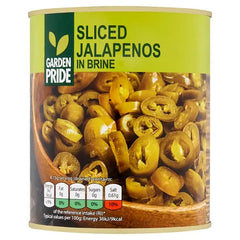 Garden Pride Sliced Jalapenos in Brine 820g Garden Pride