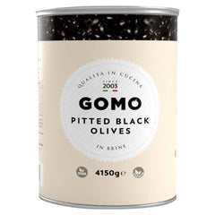 Gomo Pitted Black Olives 4150g Gomo