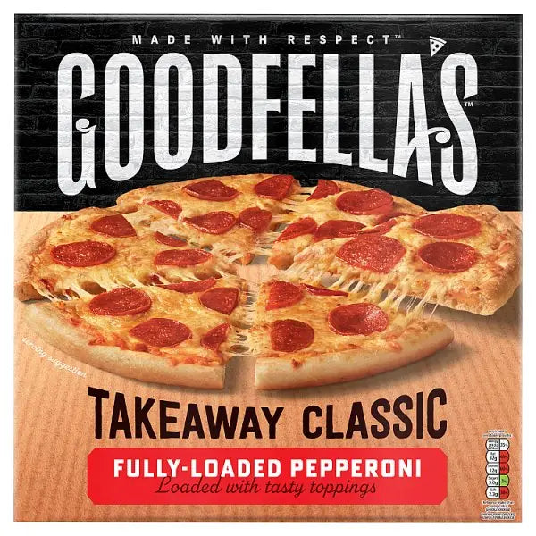 Goodfella's Takeaway Pepperoni Pizza 524g (Case of 7) - Honesty Sales U.K