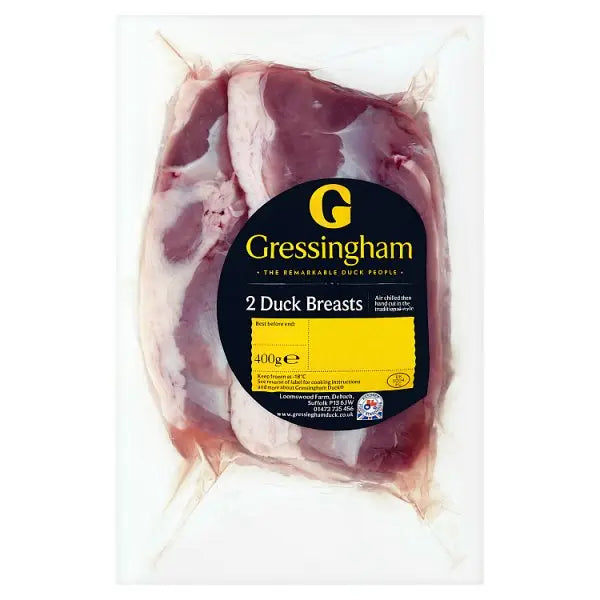 Gressingham 2 Duck Breasts 400g - Honesty Sales U.K