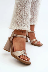 Heel sandals model 198397 Step in style - Honesty Sales U.K