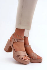 Heel sandals model 198783 Step in style - Honesty Sales U.K