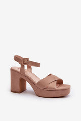 Heel sandals model 198783 Step in style - Honesty Sales U.K