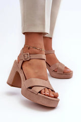 Heel sandals model 198783 Step in style - Honesty Sales U.K