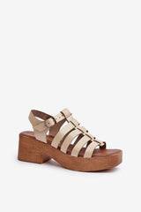 Heel sandals model 198812 Step in style - Honesty Sales U.K