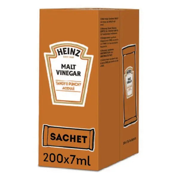 Heinz Malt Vinegar Sachets 200 x 7ml Heinz