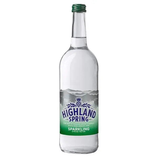 Highland Spring Sparkling Spring Water 750ml (Case of 12) - Honesty Sales