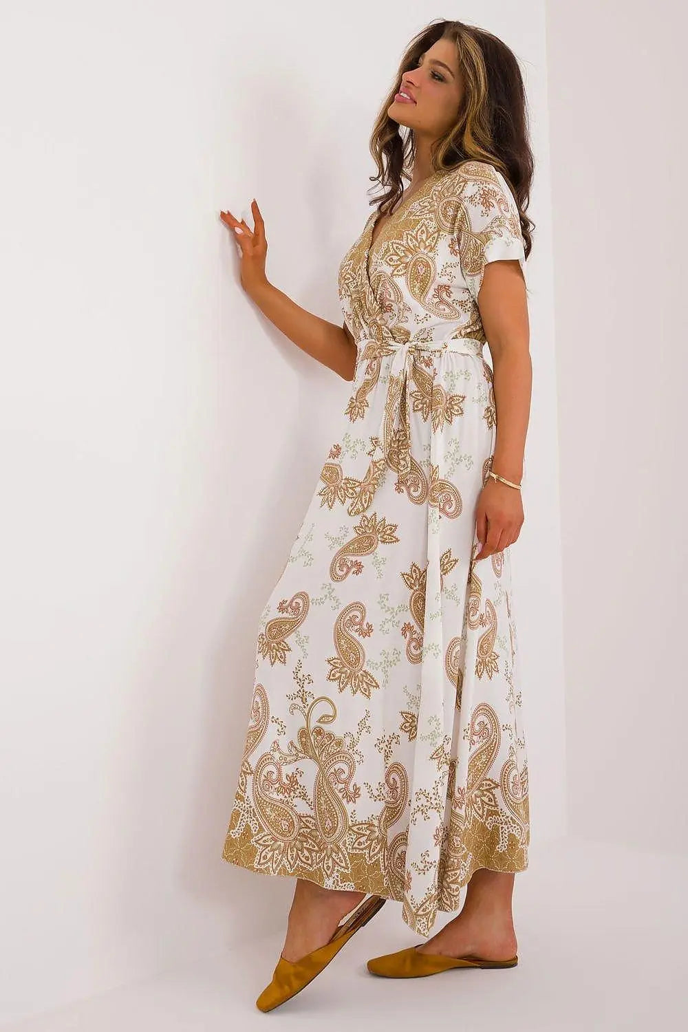 Italy Moda boho-style summer dress - Honesty Sales