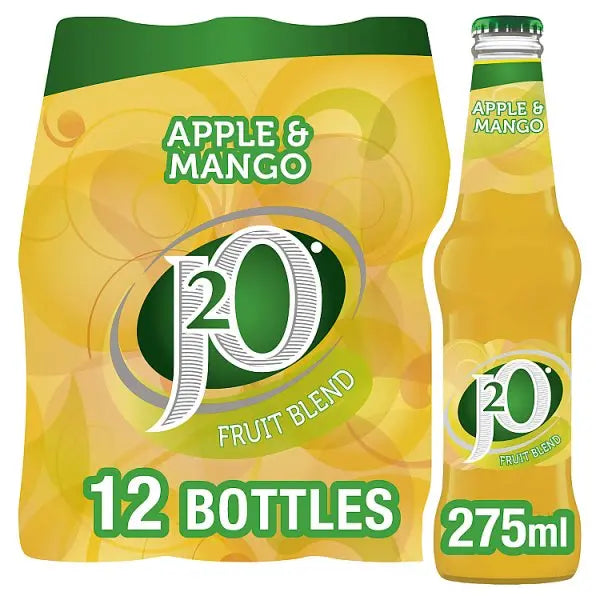 J2O Apple & Mango 12 x 275ml (Case of 12)  Honesty Sales U.K