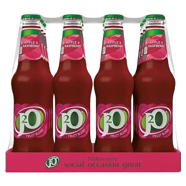 J2O Apple & Raspberry 275ml (Case of 12)  Honesty Sales U.K
