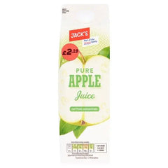 Jack's Pure Apple Juice not from Concentrate 1 Litre (Case of 6) - Honesty Sales
