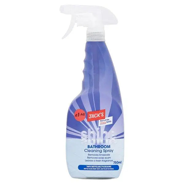 Jack's Shine Bathroom Cleaning Spray 750ml (Case of 6) - Honesty Sales