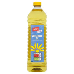 Jack's Vegetable Oil 1L (Case of 6) - Honesty Sales