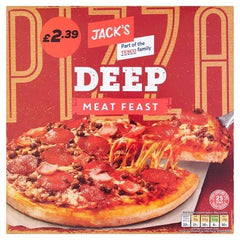Jacks Deep Meat Feast 386g (Case of 7) - Honesty Sales