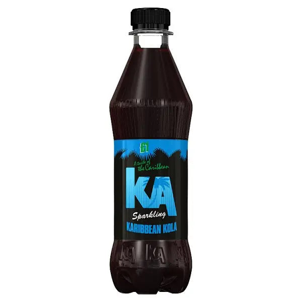 KA Sparkling Karibbean Kola 500ml Bottle (Case of 12) Honesty Sales U.K