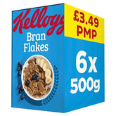 Kellogg's Bran Flakes Breakfast Cereal 6x500g (Case of 6) Kellogg's