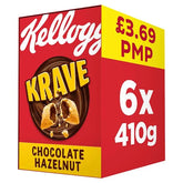 Kellogg's Krave Chocolate Hazelnut Breakfast Cereal 6x410g (Case of 6) Kellogg's