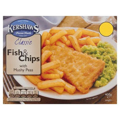 Kershaws Classic Fish & Chips with Mushy Peas 400g - Honesty Sales
